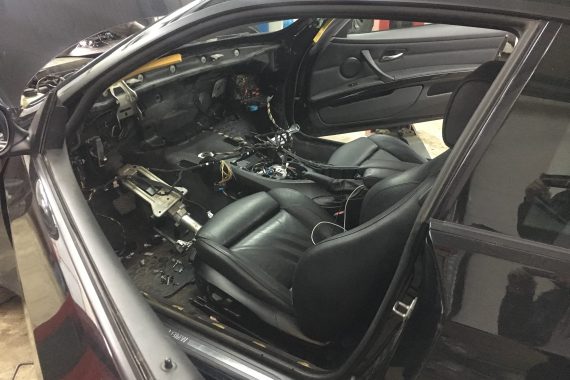 BMW E92 Замена радиатора печки