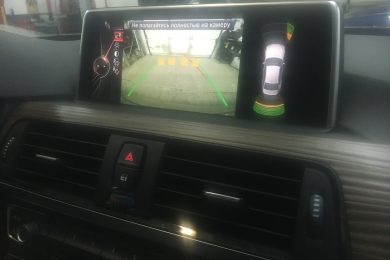 Установка NBT и камеры в BMW F30 с монитором от BMW F15