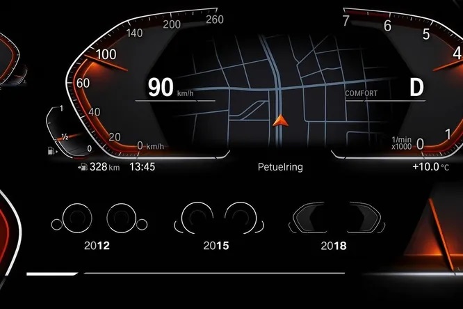 Обновленная графика  BMW