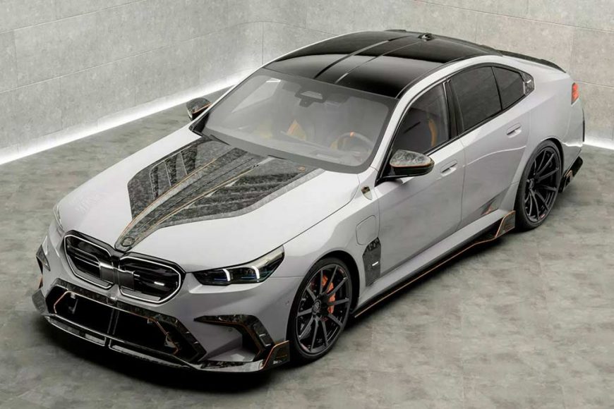 Благодаря усилиям mansory, тяжелый гибридный седан BMW M5 (G9) стал более лёгким и мощным
